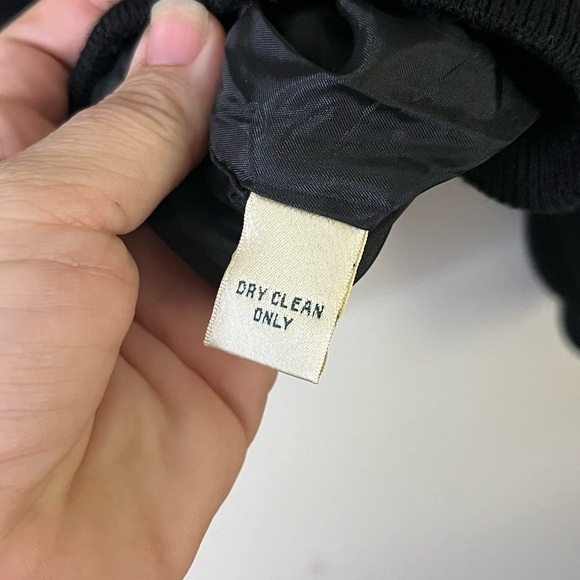 Fairway & Greene wool quarter zip black pull over fully lined size X-Large - Picture 7 of 11